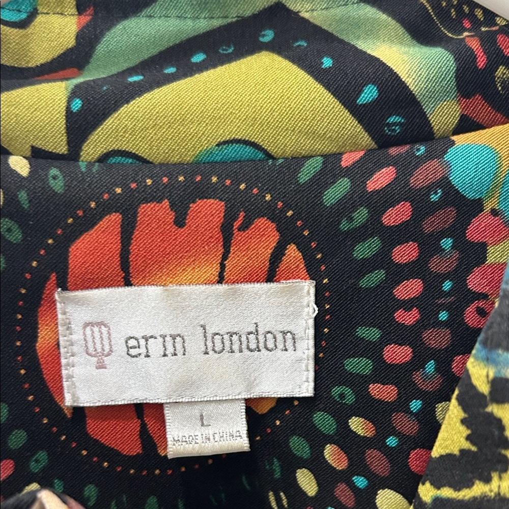 Erin London Multicolor Patterned Jacket - Picture 2 of 6